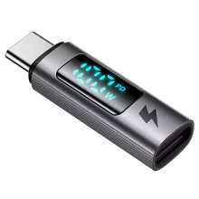 تبدیل پورت تاپ سی به تایپ سی مک دودو مدل MCDODO OT-6090 با نمایشگر دیجیتال