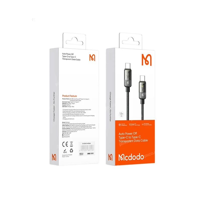کابل USB-C مک دودو مدل CA-2841 طول 1.2 متر