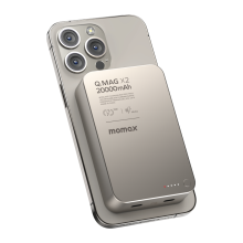 پاوربانک مومکس مدل Q.Mag X2 IP133 ظرفیت 20000 میلی آمپر ساعت
