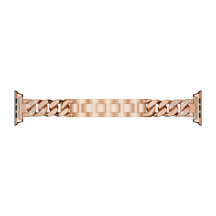 بند کارتیر تک ردیف نگین دار اپل واچ 42-44-45-49 میلی متر Cartier Luxury Band Apple Watch