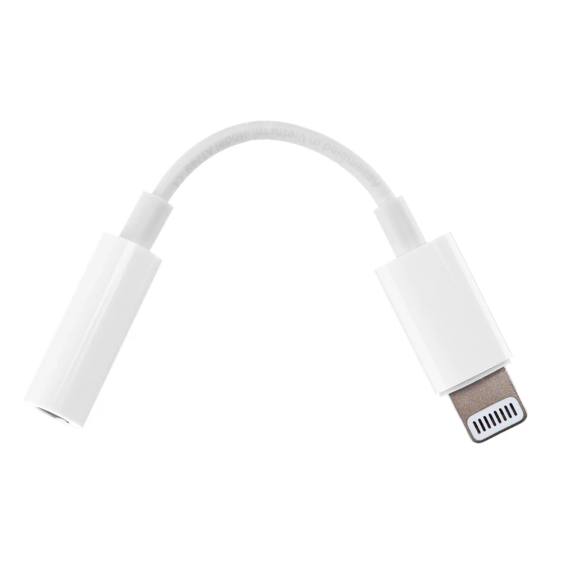 مبدل لایتنینگ به جک 3.5 میلی متری هدفون اپل (تبدیل لایتنینگ به aux) اصلی