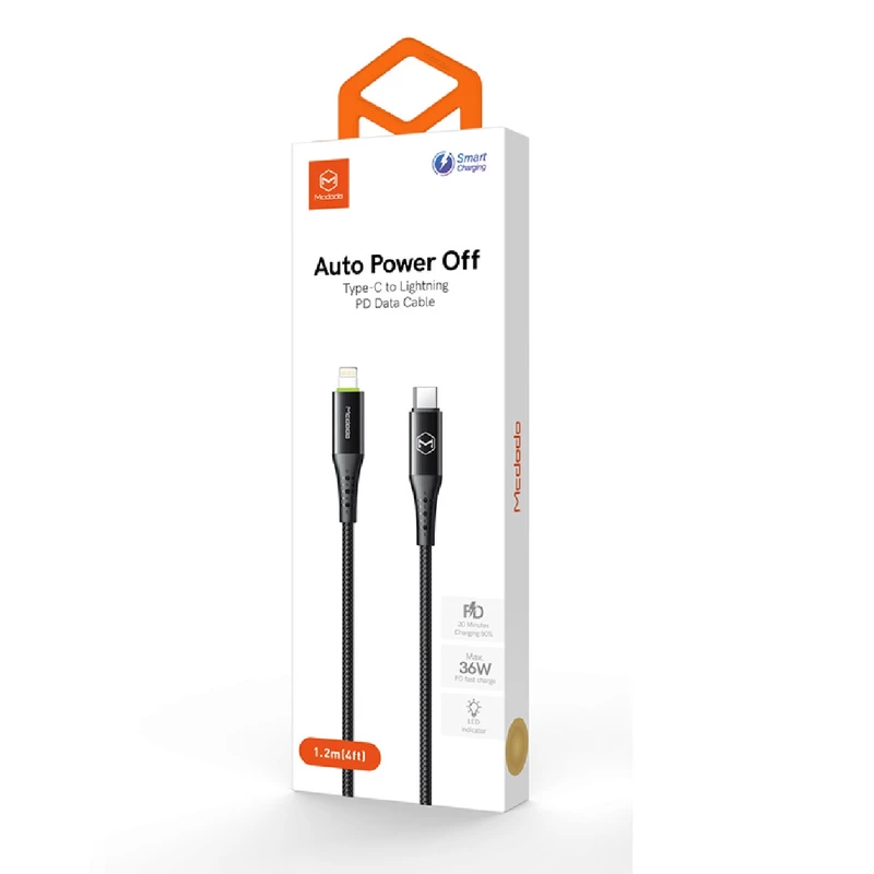 کابل تبدیل USB-C به لایتنینگ مک دودو مدل CA-7360 طول 1.2 متر