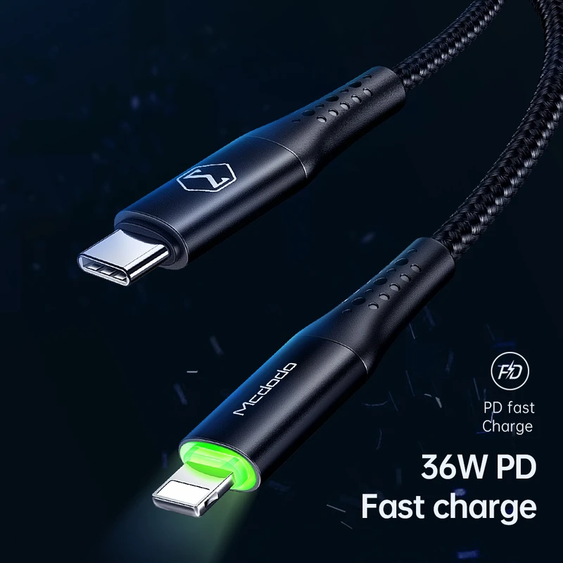 کابل تبدیل USB-C به لایتنینگ مک دودو مدل CA-7360 طول 1.2 متر