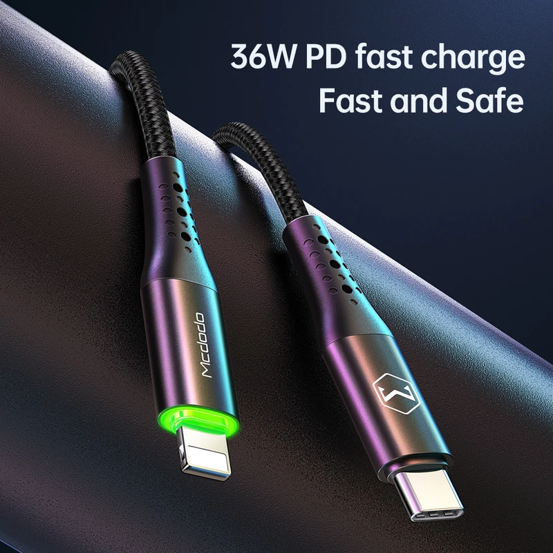 کابل تبدیل USB-C به لایتنینگ مک دودو مدل CA-7360 طول 1.2 متر