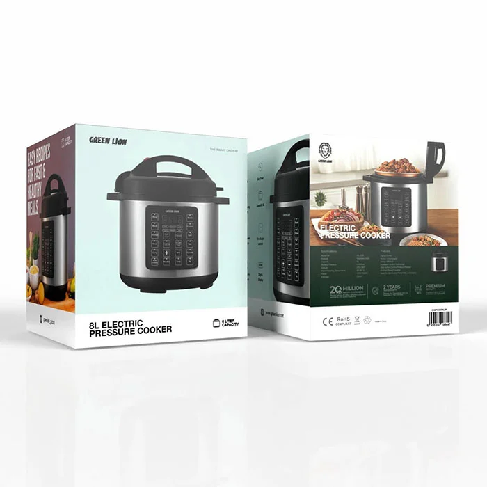 زودپز برقی گرین لاین مدل 8L Electric Pressure Cooker GNEPCOKR8L