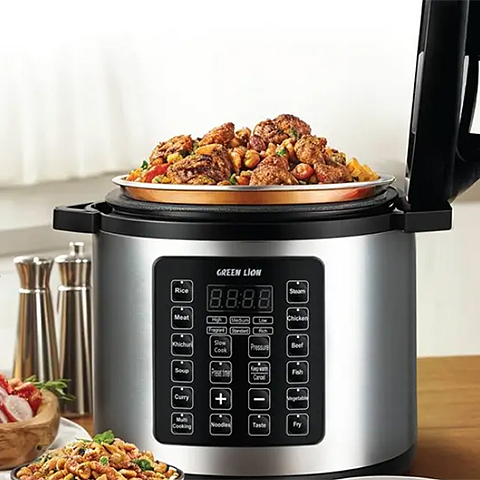 زودپز برقی گرین لاین مدل 8L Electric Pressure Cooker GNEPCOKR8L