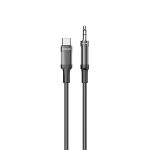 کابل تایپ سی به آیی او ایکس بردد گرین Green type-c to Aux braided cable