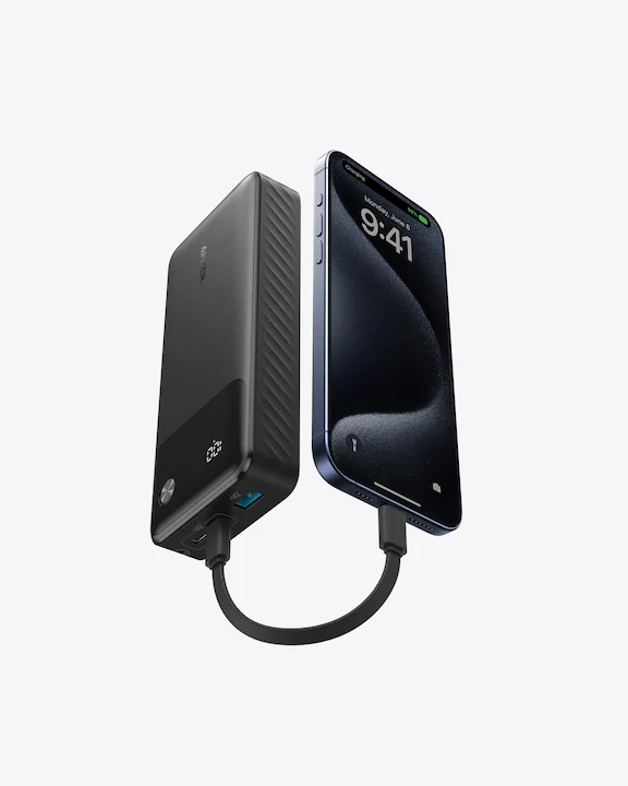 پاوربانک 20000 میلی آمپر انکر Anker 30W Smart Display Nano Power Bank مدل A1384