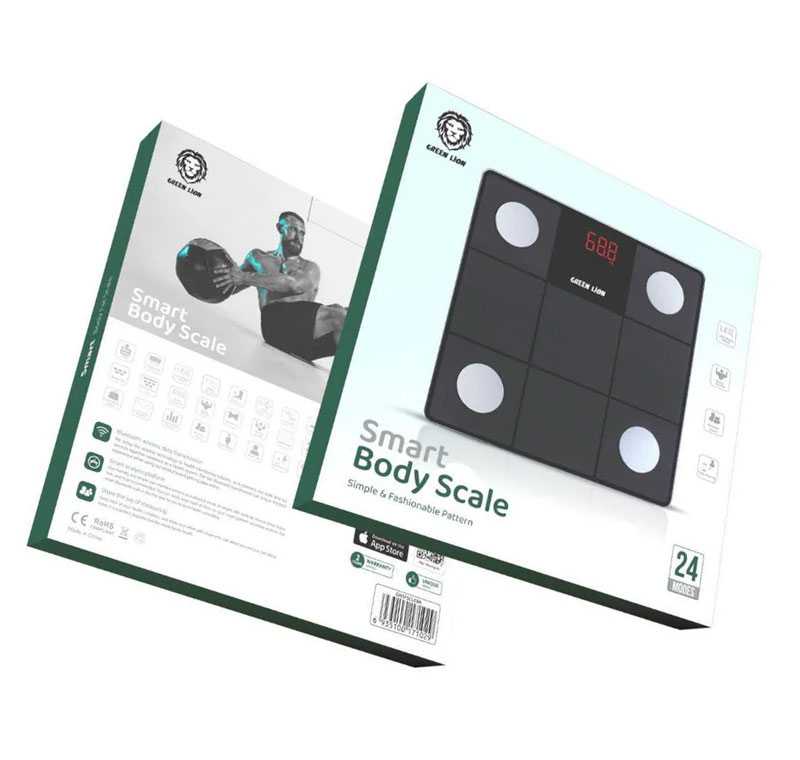 ترازو هوشمند گرین لاین مدل Green Lion Smart Body Fat Scale GNSFSCLEBK
