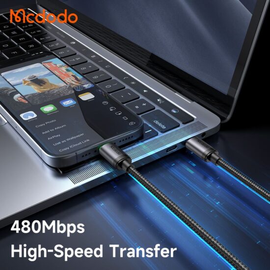 کابل شارژ سریع تایپ سی به تایپ سی 60 وات 3 آمپر مک دودو مدل MCDODO CA-441 طول 1متر