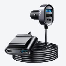 شارژر فندکی فست 5 پورت مدل JR-CL05