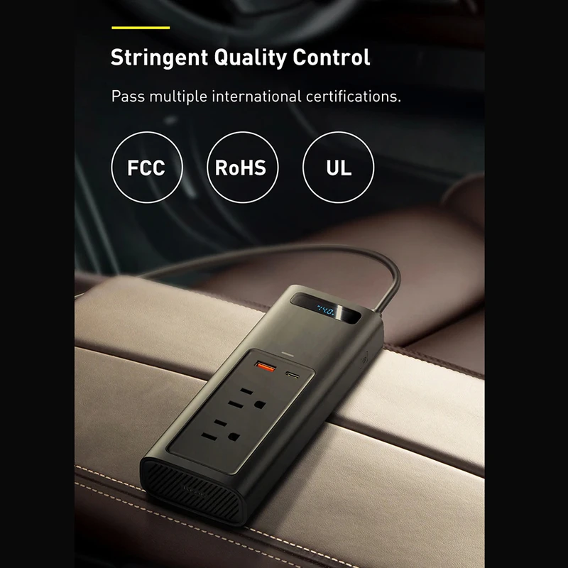 مبدل برق خودرو باسئوس مدل POWER INVERTER 150w