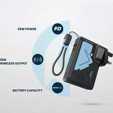 شارژر و پاوربانک 10000mAh پاورولوژی Powerology PP080