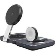 شارژر وایرلس رو میزی 3 کاره پاورولوژی Powerology Qi2-15W Magsafe