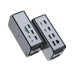 هاب تایپ سی 15 پورت پاورولوژی Powerology 15 in 1 Dual Dock Station PW15IN1DS-GY