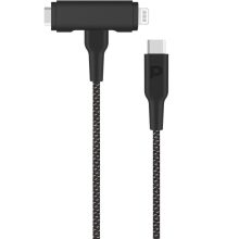 کابل دو سر 60 واتی پاورولوژی Powerology Braided Data Cable PCAB007BK