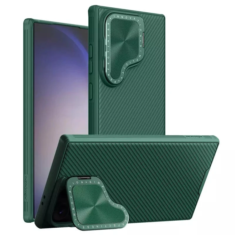 کاور نیلکین مدل Camshield Prop Leather مناسب برای گوشی موبایل سامسونگ Galaxy S24 Ultra