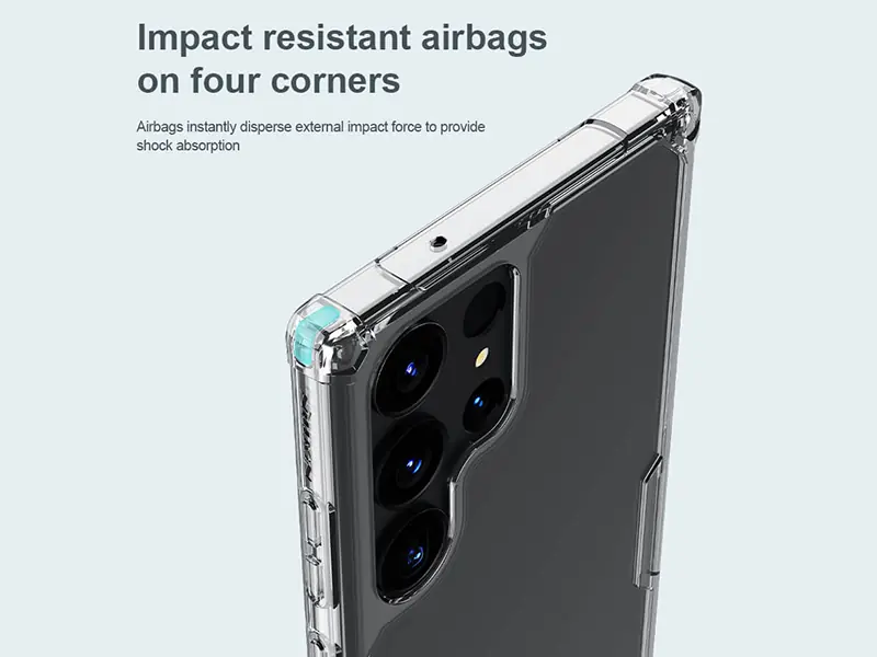 قاب شفاف نیلکین سامسونگ S25 Ultra مدل Nature TPU Pro