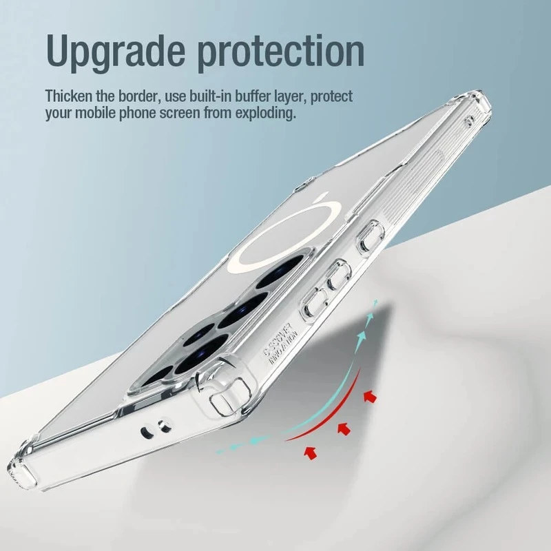 قاب نیلکین سامسونگ S25 Ultra مدل Nature TPU Pro Magnetic