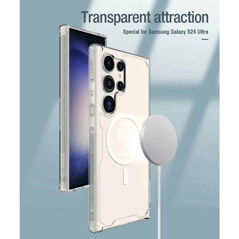 قاب نیلکین سامسونگ S25 Ultra مدل Nature TPU Pro Magnetic