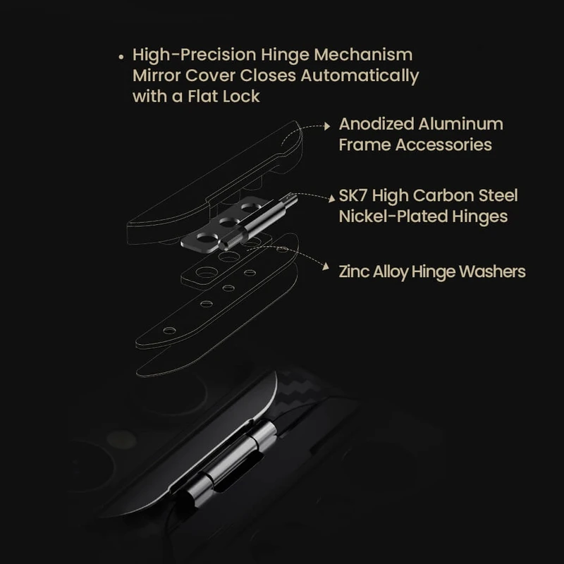 قاب نیلکین سامسونگ S25 Ultra مدل CarboProp Magnetic Precision Cutout Version