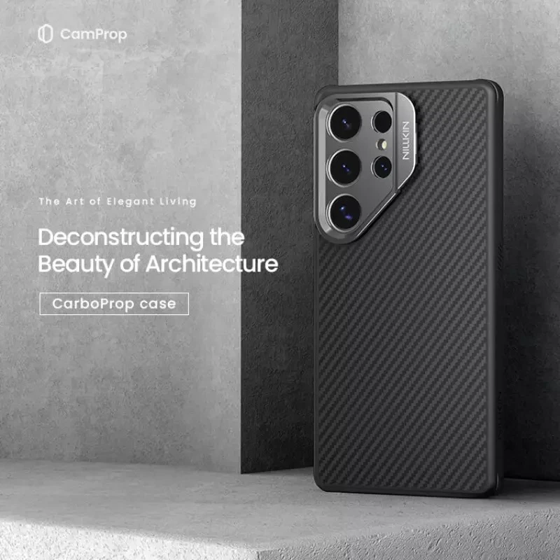 قاب نیلکین سامسونگ S25 Ultra مدل CarboProp Magnetic Precision Cutout Version