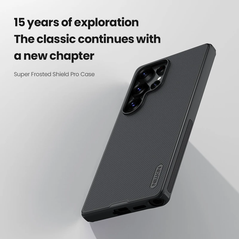 قاب نیلکین سامسونگ S25 Ultra مدل Super Frosted Shield Pro