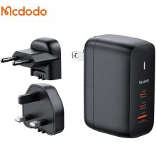آداپتور شارژ 3 پورت 65 و 70 وات به همراه کابل مک دودو MCDODO CH-8442 GAN