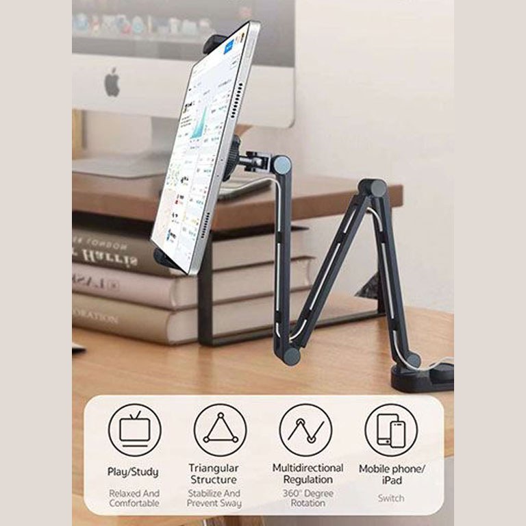 هولدر گوشی موبایل و تبلت کوتتسی Coteetci SD-57 Aluminum alloy telescopic boom bracket 51016