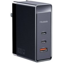 آداپتور 3 پورت فست شارژ مک دودو Mcdodo GaN 100W 3 port Fast Charge CH-8105 PRO