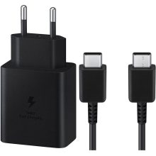 آداپتور 45 وات سامسونگ 95 درصد اورجینال همراه کابل 1.8 متر Samsung Super Fast Charger 45W EP-T4510