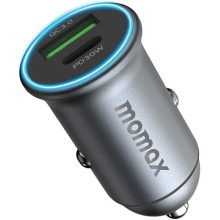 شارژر فندکی دو پورت 30 وات مومکس Momax MoVe Car Charger UC18E