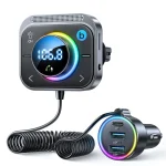 شارژر فندکی 30وات و پخش کننده بلوتوث جویروم JOYROOM CARE WIRELESS AND FM TRANSMITTER JR-CL18