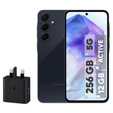 گوشی موبایل سامسونگ مدل Galaxy A55 دو سیم کارت ظرفیت 256 گیگابایت و رم 12 گیگابایت – اکتیو – به همراه شارژر 25 وات سامسونگ