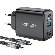 شارژر دیواری ایس فست مدل A17 GaN به همراه کابل USB-C