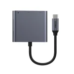 هاب 3 پورت usb3.0 مدل RH05 رسی  (Recci RH05 Type-C To Type-C/USB3.0/HDMI 3-In-1 Hub)
