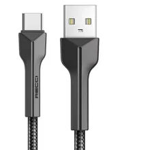 کابل تبدیل USB به USB-C رسی مدل RTC-N24C طول 1.5 متر (Recci RTC-N24C data cable Fast charge Type-C to USB 1.5M)