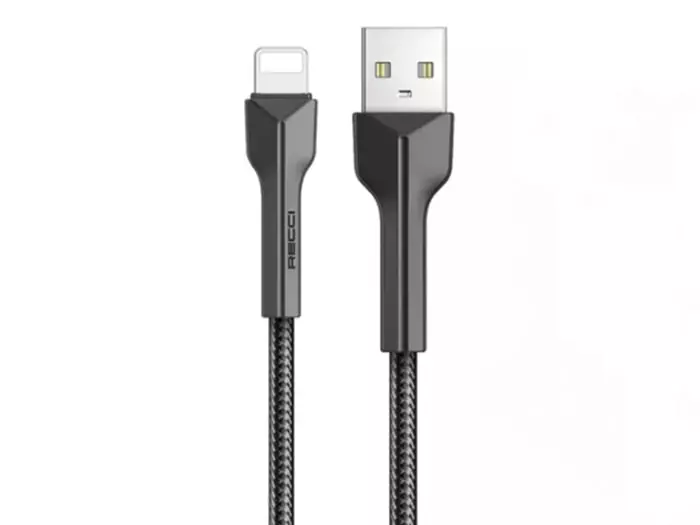 کابل تبدیل USB به لایتنینگ رسی مدل RTC-N24L طول 1.5 متر (Recci RTC-N24L Lightning Fast Charging Data Cable)