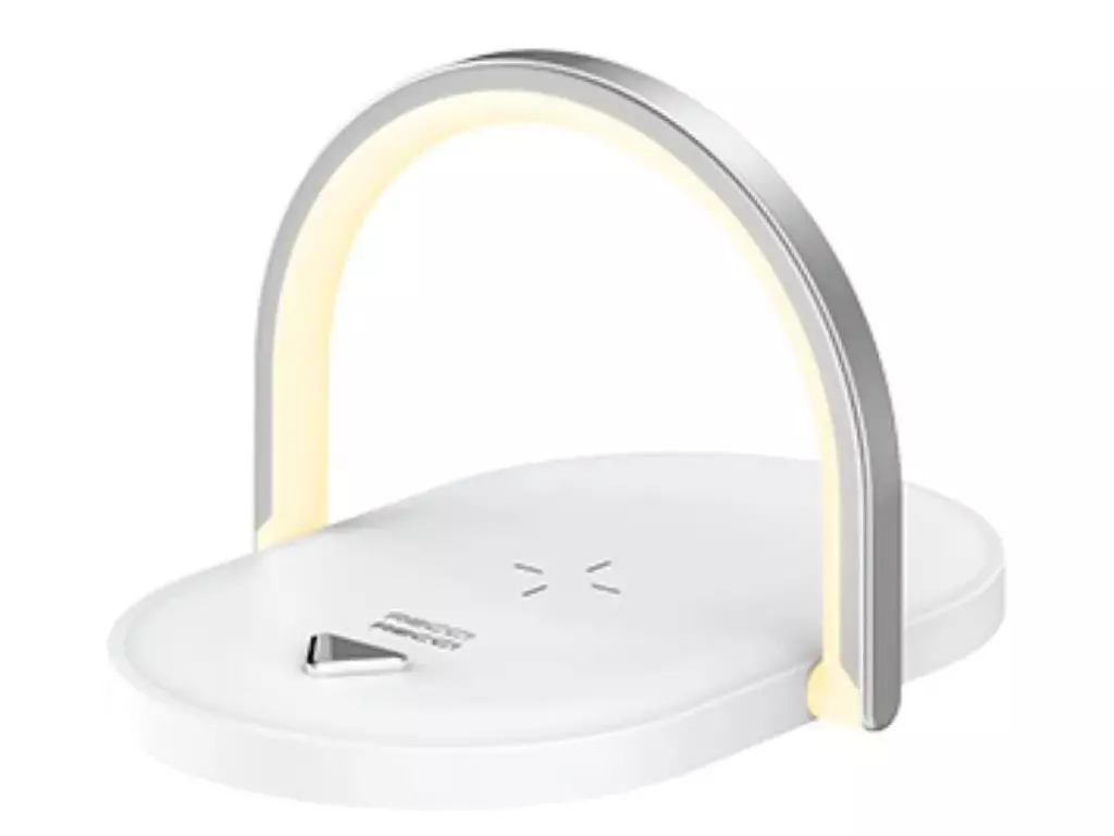 شارژر بی سیم و چراغ خواب RLS-L15 رسی (Recci RLS-L15 Wireless Charging 3In1 charger 15W Ambient Light)