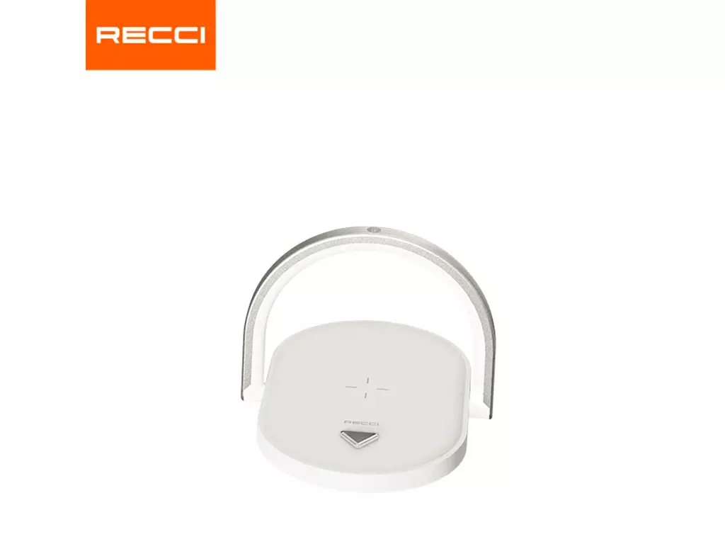 شارژر بی سیم و چراغ خواب RLS-L15 رسی (Recci RLS-L15 Wireless Charging 3In1 charger 15W Ambient Light)