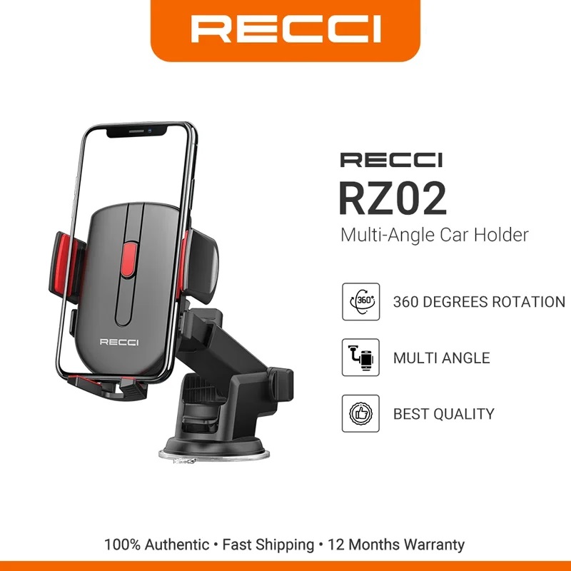 هولدر و پایه نگهدارنده گوشی موبایل RZ02 رسی (Recci Car Mobile Holder RZ02)