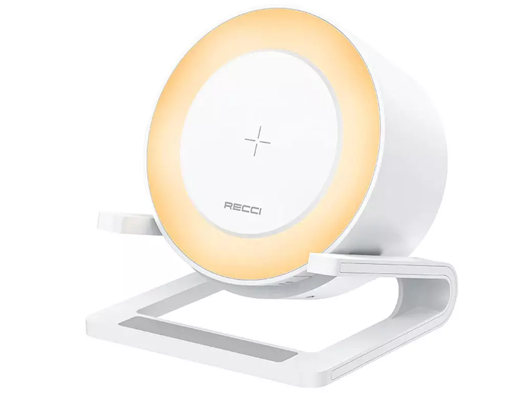 شارژر بی سیم rsk-w28 رسی (RECCI RSK-W28 15W Wireless Charger with Speaker)