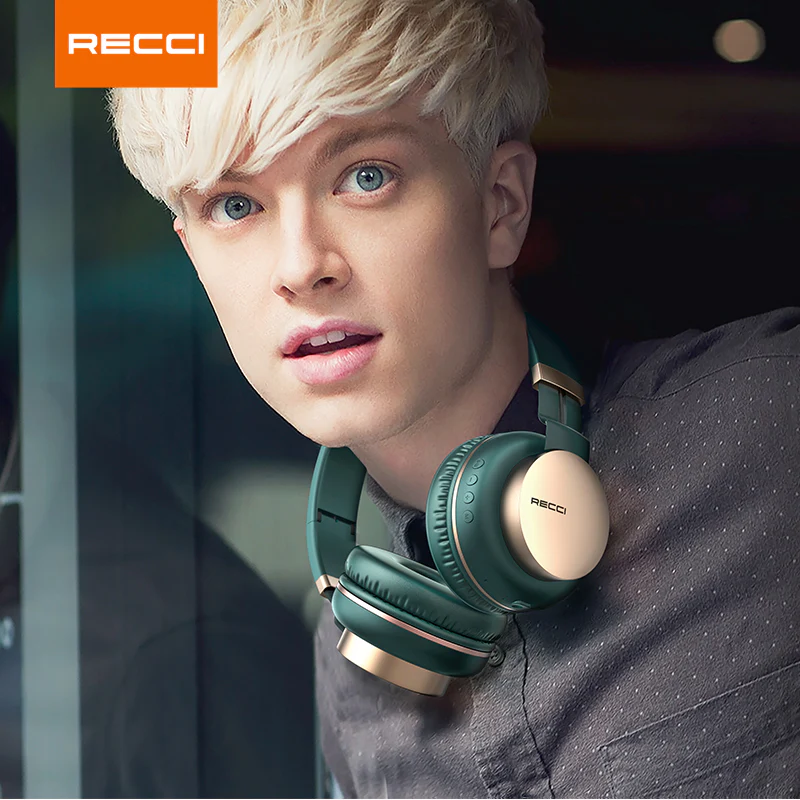 هدفون بلوتوثی و بیسیم REP-W13 رسی (Recci rep-w13 hands free wireless gaming headset)