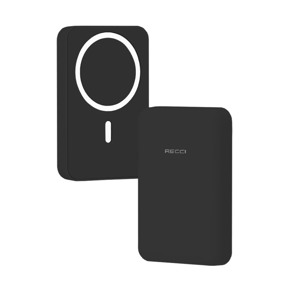 پاوربانک رسی مدل RPB-W09 ظرفیت 10000 میلی آمپر ساعت (Recci Wireless Magnet Power Bank 10000mah RPB-W09)