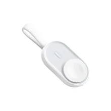 کابل شارژ ساعت هوشمند RCW-29 رسی (Wireless charger Recci RCW-32 2in1 15W Magnetic Charger Holder White)