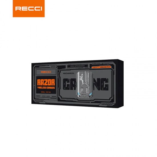 هندزفری بلوتوثی REP-W51 رسی (Recci REP-W51 RAZOR earphones Sliding cover design)