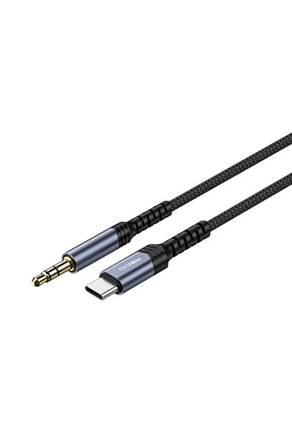 کابل Type-C به AUX رسی مدل RDS-A27 طول 1.2 متر (Recci RDS-A27 Type-C to 3.5mm Audio Cable 1.2M)