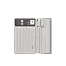 پاوربانک رسی مدل RPB-P40 ظرفیت 10000 میلی آمپر ساعت (Recci RPB-P40 ASTRO BOY Dual Cable Fast Charging Power Bank 10000Mah)