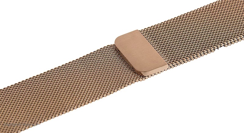 بند فلزی ساعت هوشمند مدل Milanese Loop مناسب برای اپل واچ 42 میلی متری