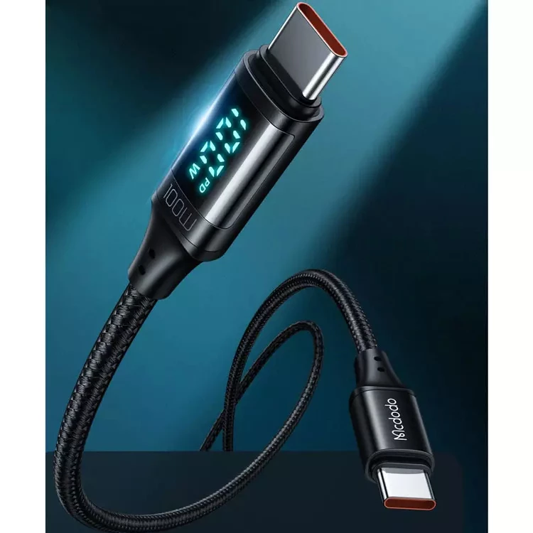 کابل USB-C مک دودو مدل Digital HD 100W PD Fast Charge طول 1.2 متر CA-8820